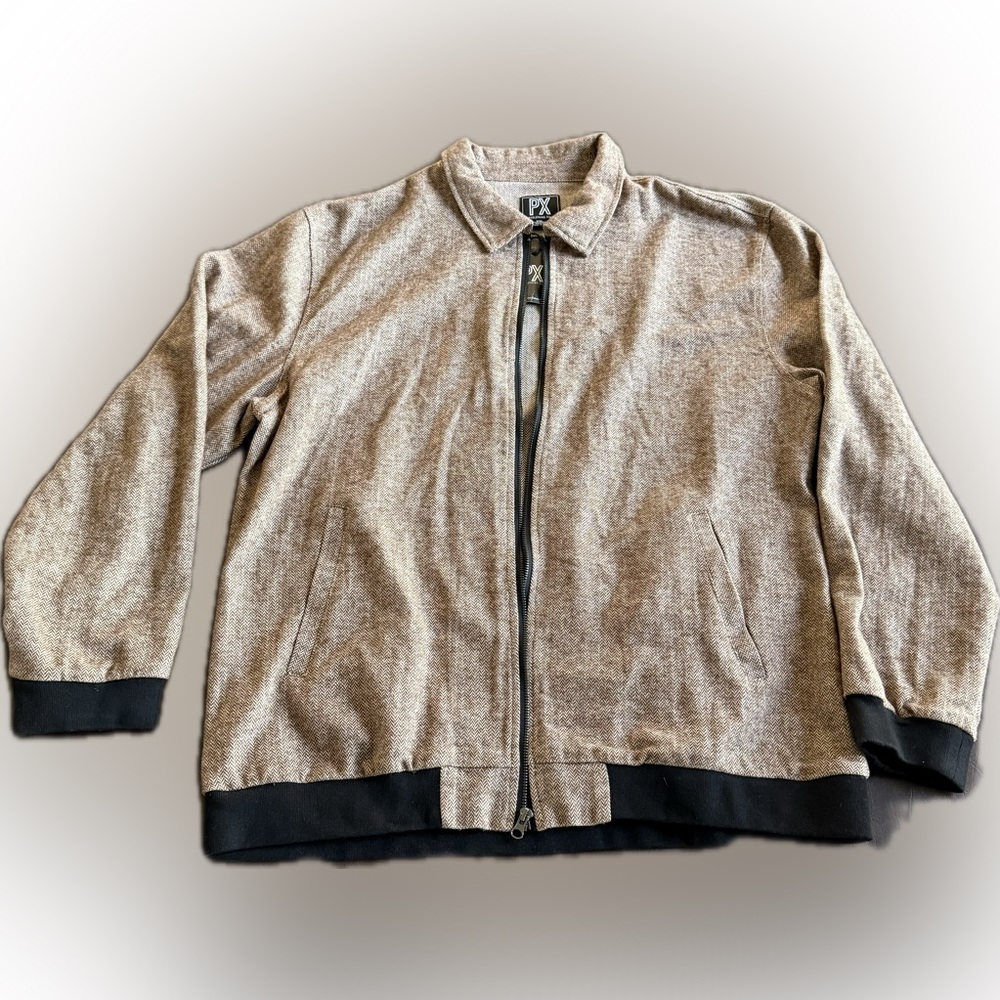 PX MENS AMAZING  2X ZIPPERED JACKET NEW WITH TAGS